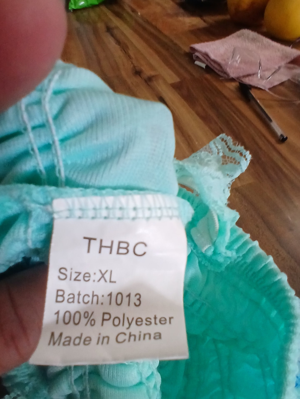 Mint Ruffle Lace Romper - Picture 3 of 3
